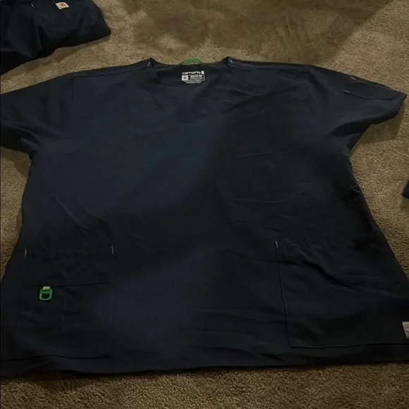 WOMEN'S Carhartt FORCE CROSS-FLEX V-NECK SCRUB TOP 3x Modern Fit - Picture 4 of 4